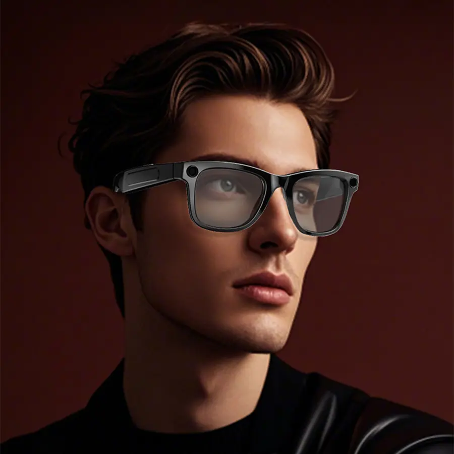 LUSBY Smart AI Camera Glasses | 8MP with Photochromic Lenses & Real-Time Translation – Hands-Free Video & Photo for Travel & Outdoors - Image 5