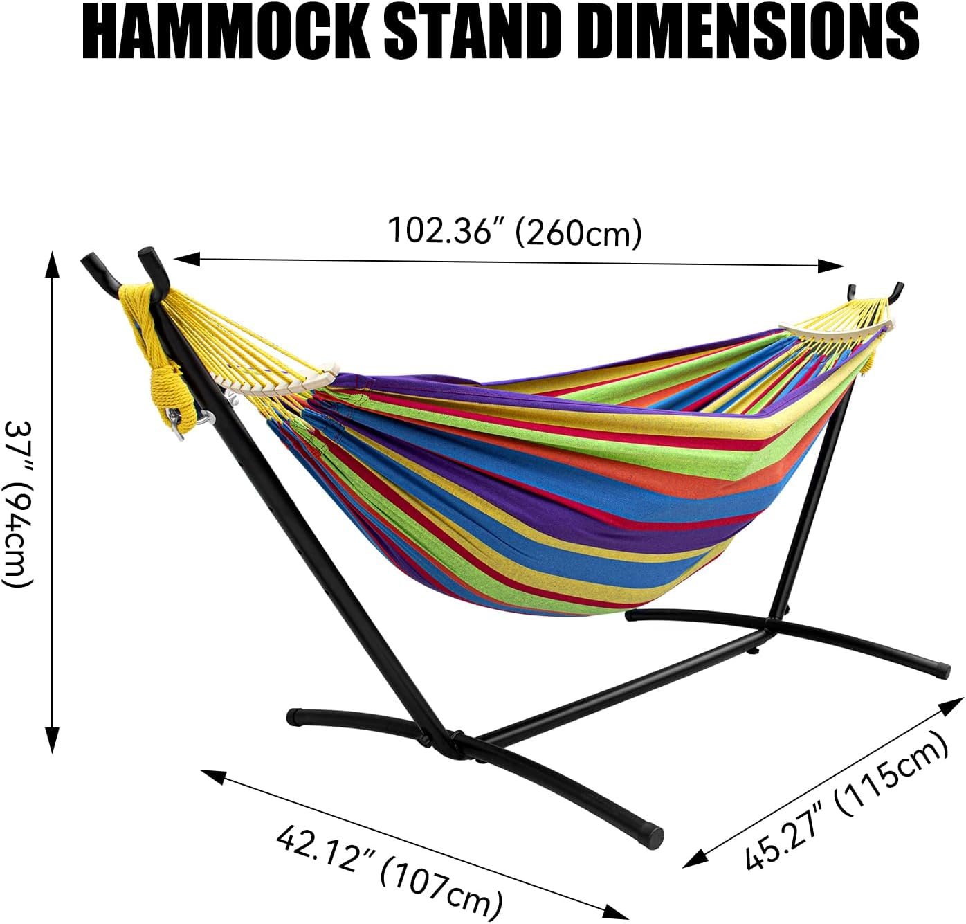 Freestanding Luxury Garden Hammock (Anti-Roll Balance System & Carry Bag) - Image 6